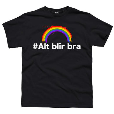 #Alt blir bra - Barne t-skjorte